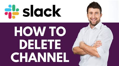 delete a channel on slack.